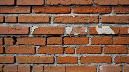 Obraz premium brick wall with peeling paint background