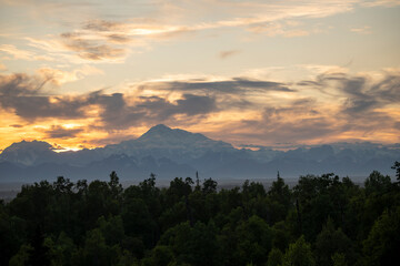 Mt. Denali at Sunset