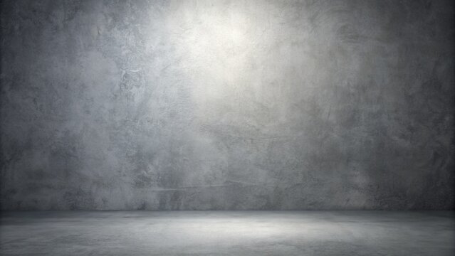 Sleek modern gray textured studio background with subtle gradient effect perfect for showcasing products in a professional setting.