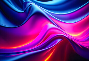 Naklejka premium Abstract Colorful Wavy Background.