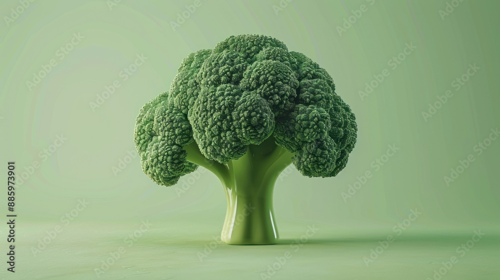 Sticker Broccoli Tree