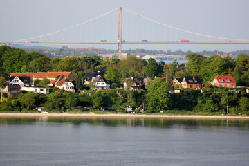 Fredericia Denmark 20 05 2023 . Fredericia
 city ​​and port on the shore of the Little Belt Strait.