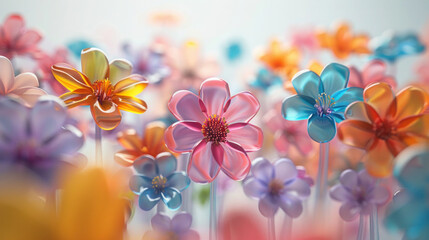 Obraz premium flowers in the garden