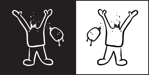  IIlustration Vector graphics of Tombats icon