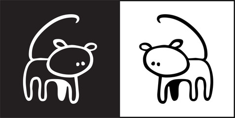  IIlustration Vector graphics of Tombats icon