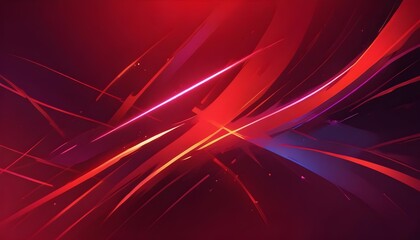 Fototapeta premium Clear Plain Shiny Warm Soft Vintage Bokeh Cloudy Wave Like Geometric Red Background or Texture