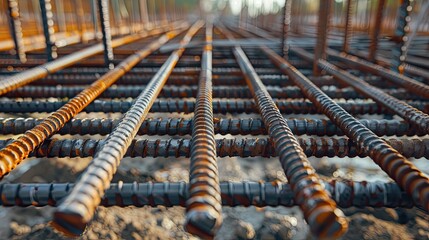 Important materials and techniques for reinforced concrete in new building projects.