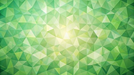 Obraz premium Geometric light green polygonal textured abstract vector illustration of a digital squares pattern background reminiscent of digital games scenery.