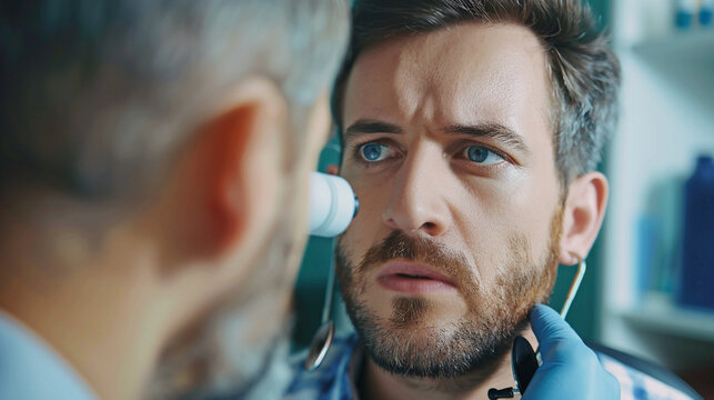 ENT consultation for ear nose