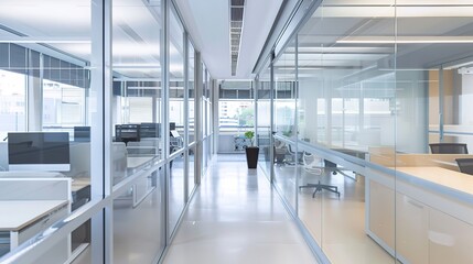 Obraz premium Unmanned Office Business Solutions
