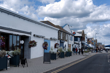 Ireland - Howth Pier, Restaurant Row