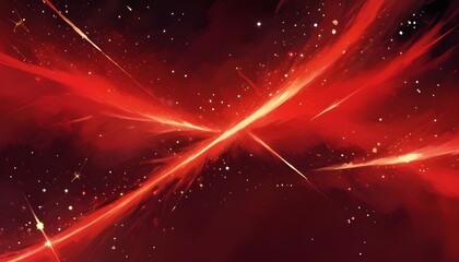 Obraz premium Clear Plain Shiny Warm Soft Vintage Bokeh Cloudy Wave Like Geometric Red Background or Texture