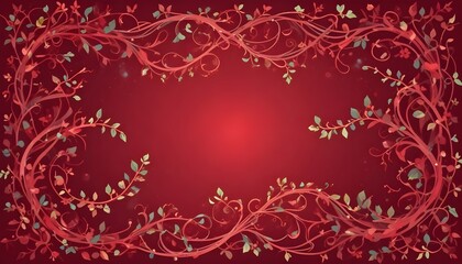 Clear Plain Shiny Warm Soft Vintage Bokeh Cloudy Wave Like Geometric Red Background or Texture