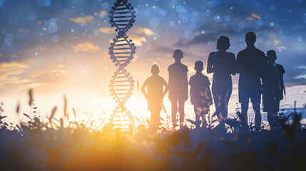 Evaluation of genetic risk factors and inheritance patterns. Use of family history and genetic testing to assess risk for genetic conditions. 