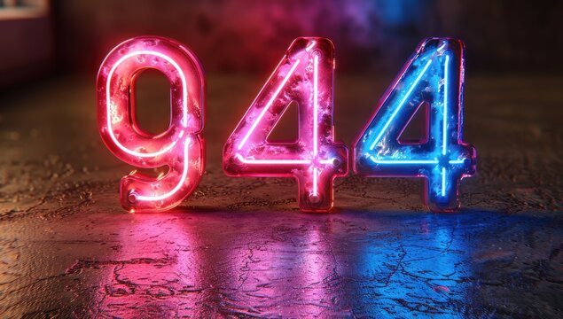Neon Number 944