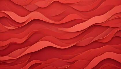 Clear Plain Shiny Warm Soft Vintage Bokeh Cloudy Wave Like Geometric Red Background or Texture