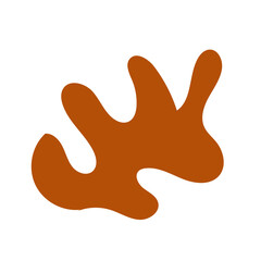 Fall blob graphic decoration 