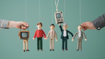 Puppeteering the Media: Controlling Public Opinion