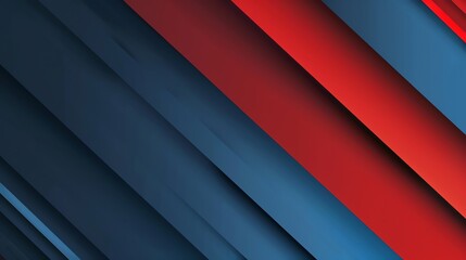 Obraz premium blue and red abstract geometric background