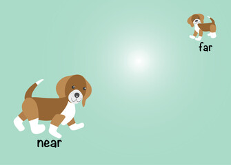 Near Far opposite word vector 