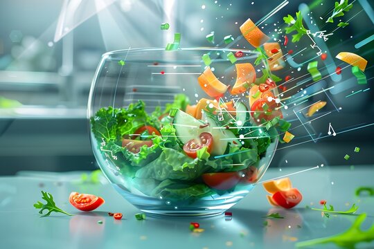 Salad Bowl Showcasing the Aftermath of a Devastating Digital Breach