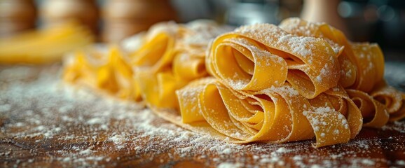 Fresh Italian pasta, Image Background