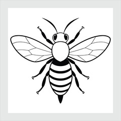 illustration of a bee