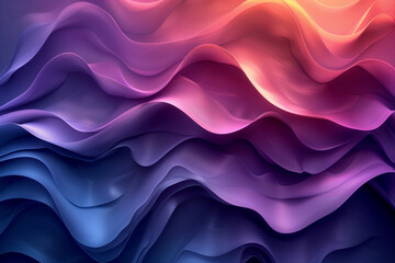 Fototapeta premium Abstract background with gradient color and wave line vector illustration, dark blue, purple, red background for design element, banner template, web presentation, and graphic element