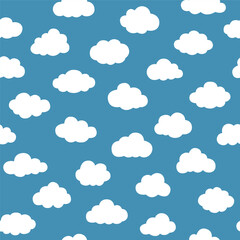 Cloud seamless pattern design for background, wallpaper, fabric, textile design, card , wrapping paper , notebook, diary cover, blanket, blanket for kids, decorative and etc.