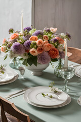 wedding table setting