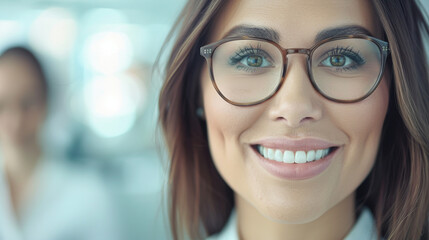 Smiling Asian business team in a collaborative