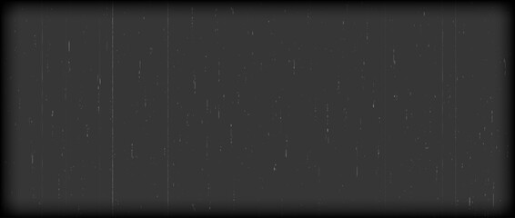 Retro black and white film frame texture. Vintage grain noir movie background. Old photo filter overlay with scratches, noise, dust and grain. Nostalgic cinematic photography effect. Vector wallpaper