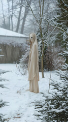 Generative AI, Ethereal Guardian of the Winter Garden