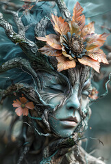Generative AI, Fantastical Woodland Goddess