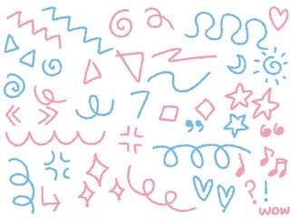 hand drawn object doodle