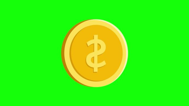 Falling coins repeat seamless pattern Gold coin of dollar Golden money of dollarsToken chip Isolated