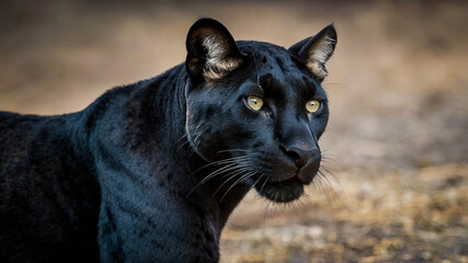 Fake Puma Panther CGI Strong Beautiful Big cat Fur