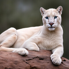 Lion Fake Puma Panther CGI Strong Beautiful Big cat Fur