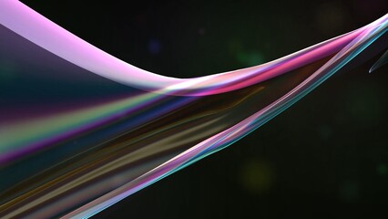 Multicolor liquid pattern concept. Trendy colorful fluid abstraction flow. Beautiful gradient texture. Macro of a wavy surface reflection. 