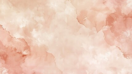 Fototapeta premium Pale peach background with a delicate watercolor wash, design, subtle, elegant