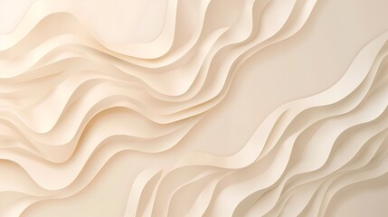 Fototapeta premium Soft light beige background with intricate shadows, minimalist, sophisticated, design