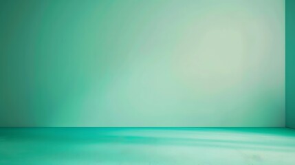 Subdued mint green background with a gentle gradient, elegant, soothing, design