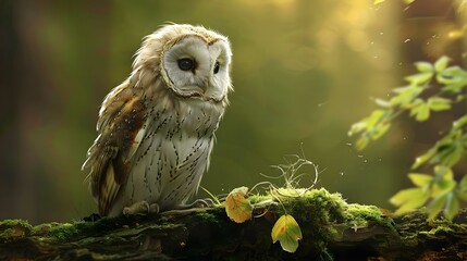 Portrait of an owl named Daniel T.