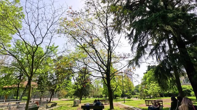 Sunny Day at Indro Montanelli Gardens