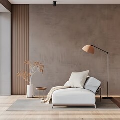 Sleek modern home interior design with an industrial aesthetic