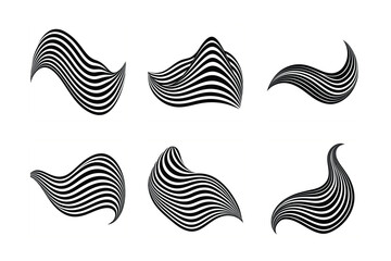 Obraz premium illustration of an abstract wave