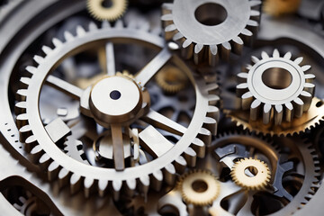 세밀한 세세한 톱니바퀴