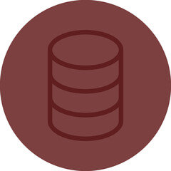 Data Vector Line Maroon Circle Maroon