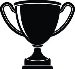 Trophy cup icon vector