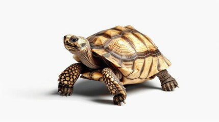 Obraz premium Turtle isolated on white background